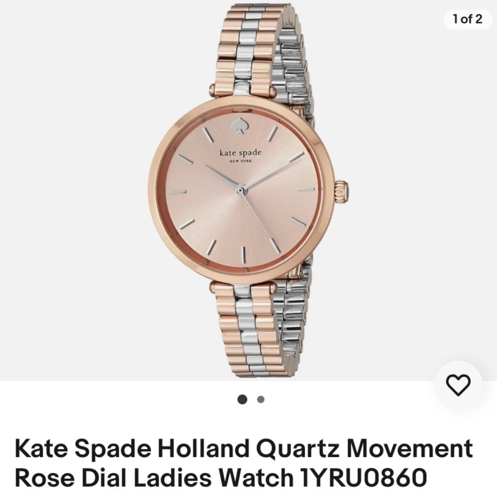 Kate Spade Holland Rose Dial Stainless Steel